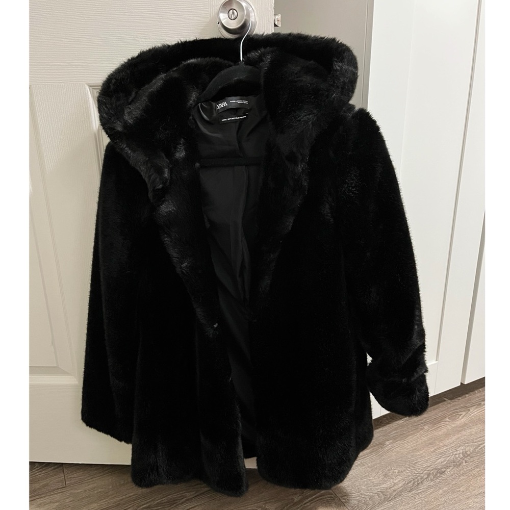 Zara Faux Fur Coat